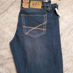 MEN'S AXEL STRETCH BLUE JEANS SIZE 32X32 INCHES